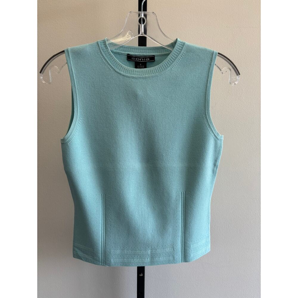 Sonia Women's Sleeveless Blue Top Size S #57384